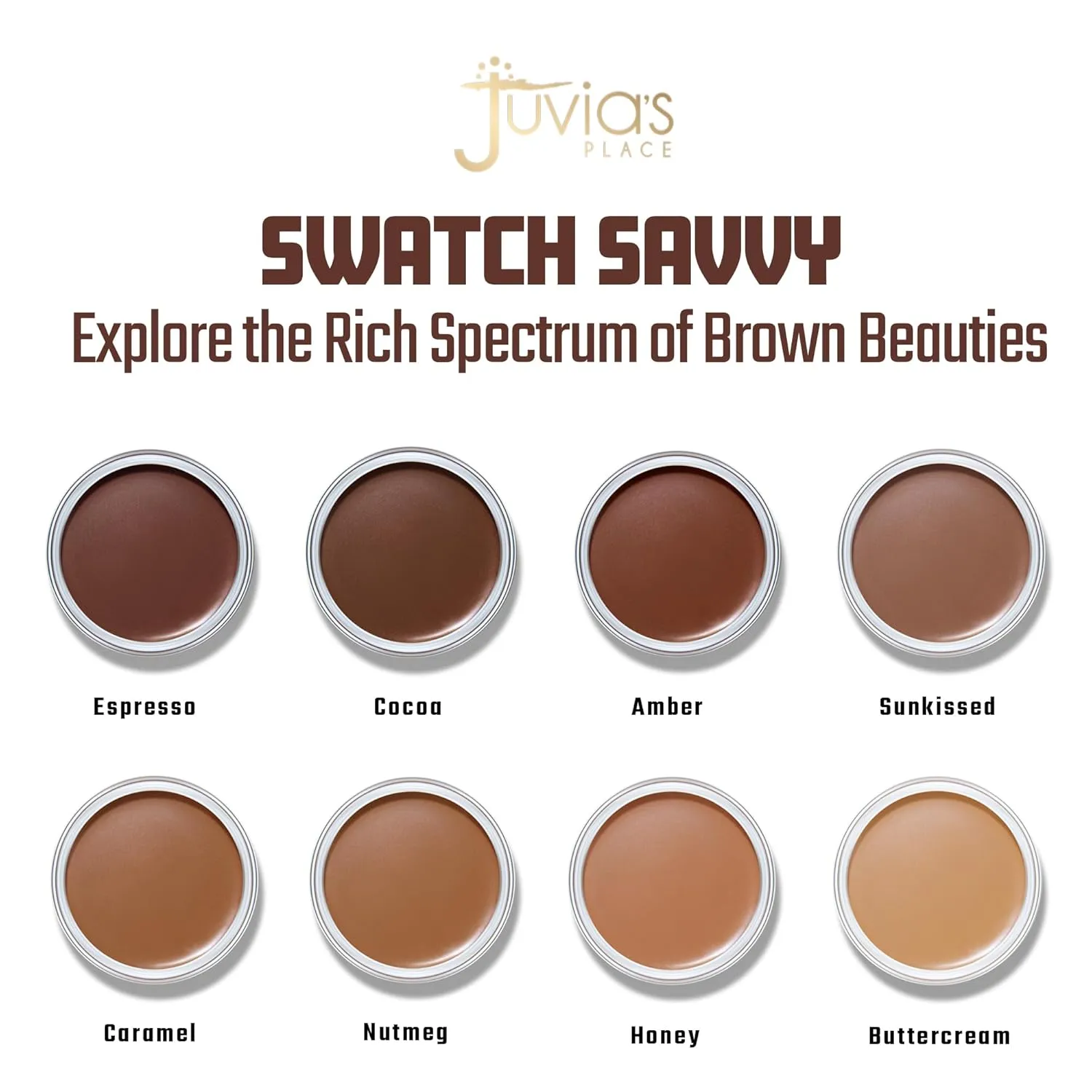 Juvia's Place Bronzed Cream Bronzer - Sunkissed - Smooth Cream Bronzer Pot for Sun-Kissed Glow & Warmth, Buildable & Blendable Makeup Contour with Long-Lasting Matte Shimmer Finish, Highly Pigmented