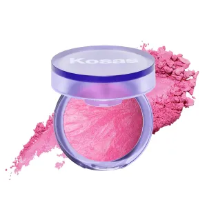 Kosas Blush is Life – Talc-Free Dimensional Blush Baked with Squalane & Hyaluronic Acid – Long Wear, Safe for Sensitive Skin - Butterflies