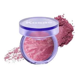 Kosas Blush is Life –Talc-Free Dimensional Blush Baked with Squalane & Hyaluronic Acid – Long Wear, Safe for Sensitive Skin - Euphoria