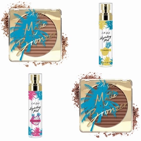 L.A. Girl Matte Bronzer And Hydrating Mist Assorted - Wholesale 4 Units (GPD434ASS4)