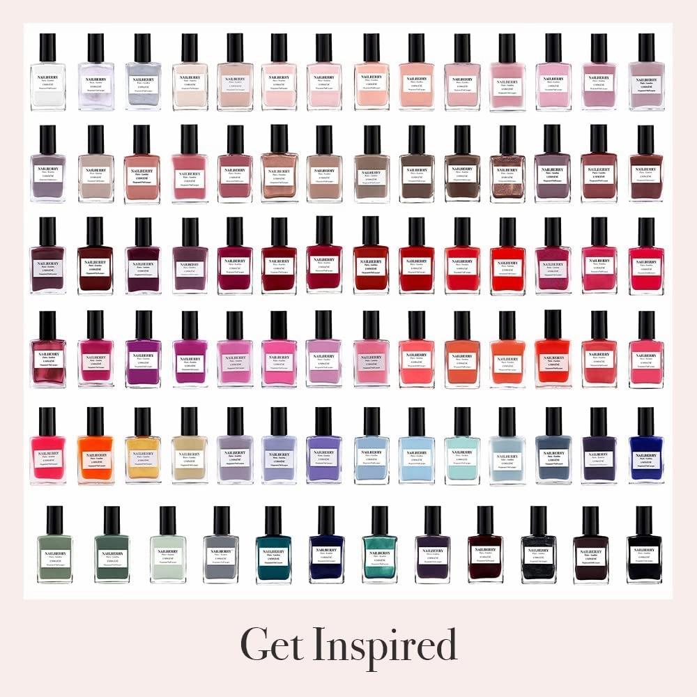L'Oxygéné Oxygenated Nail Lacquer | Peony Blush | Light Coral Opaque Nail Polish | UV Protected Long-Wear Nail Polish | 12-Free | Vegan | Certified Halal | Cruelty & Gluten Free | 15 ml