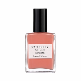 L'Oxygéné Oxygenated Nail Lacquer | Peony Blush | Light Coral Opaque Nail Polish | UV Protected Long-Wear Nail Polish | 12-Free | Vegan | Certified Halal | Cruelty & Gluten Free | 15 ml