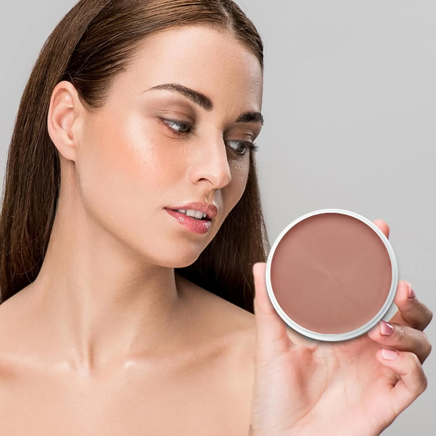 Lamu's Cosmetics Moisturizing Miracle Balm, Multi Glow Balm,Face Blush Cream Blush for Cheeks,Radiant Finish, Hydrating,Natural Glow 50g/ 1.75 Oz (NATUREL)