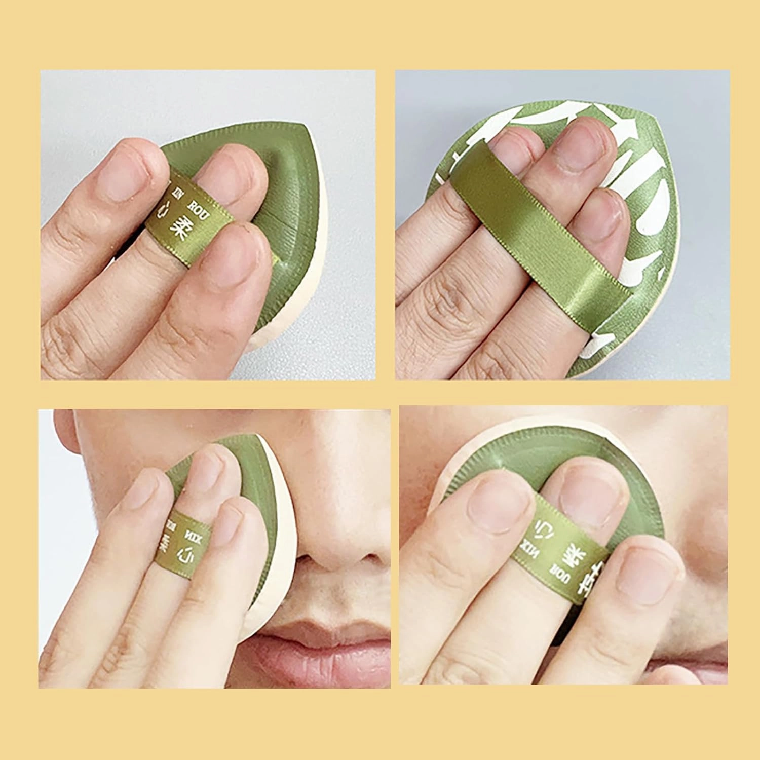 Large Teardrop Powder Puff For Powder Foundaton And Concealer Makeup Setting Makeup Puff For Loose Powder Cosmetic