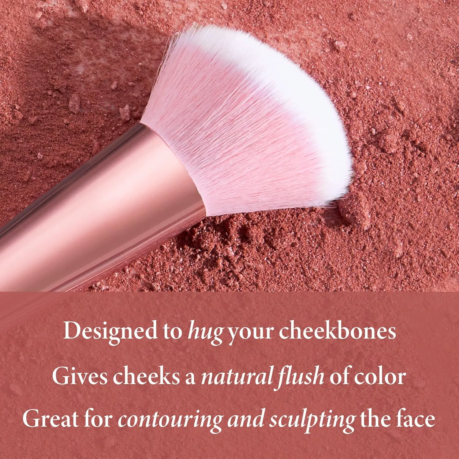 LAURA GELLER NEW YORK Baked Blush-n-Brighten Marbleized Blush   Angled Brush (02 Pink Buttercream, 47mm)