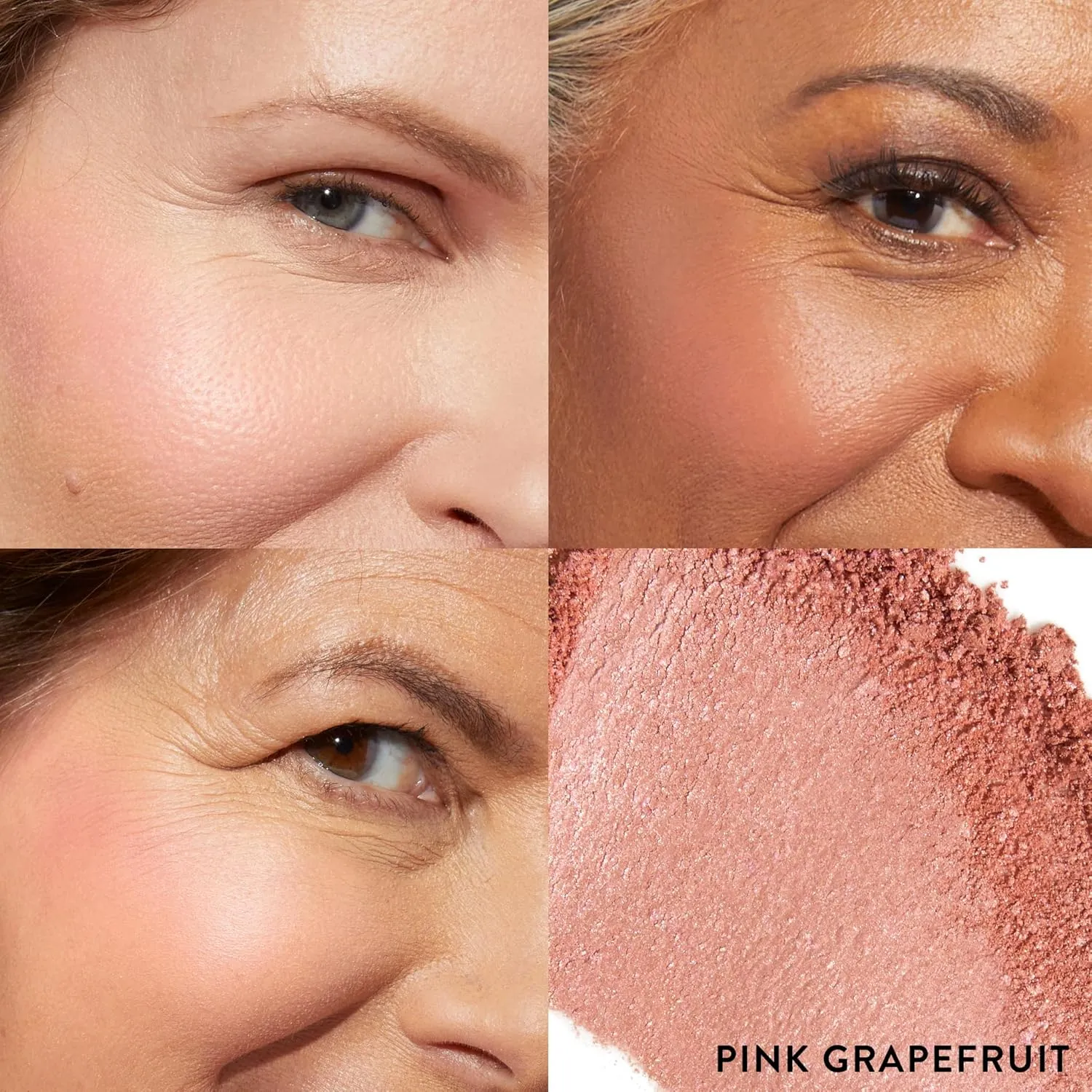 LAURA GELLER NEW YORK Baked Blush-n-Brighten Marbleized Blush   Angled Brush (06 Pink Grapefruit, 47mm)