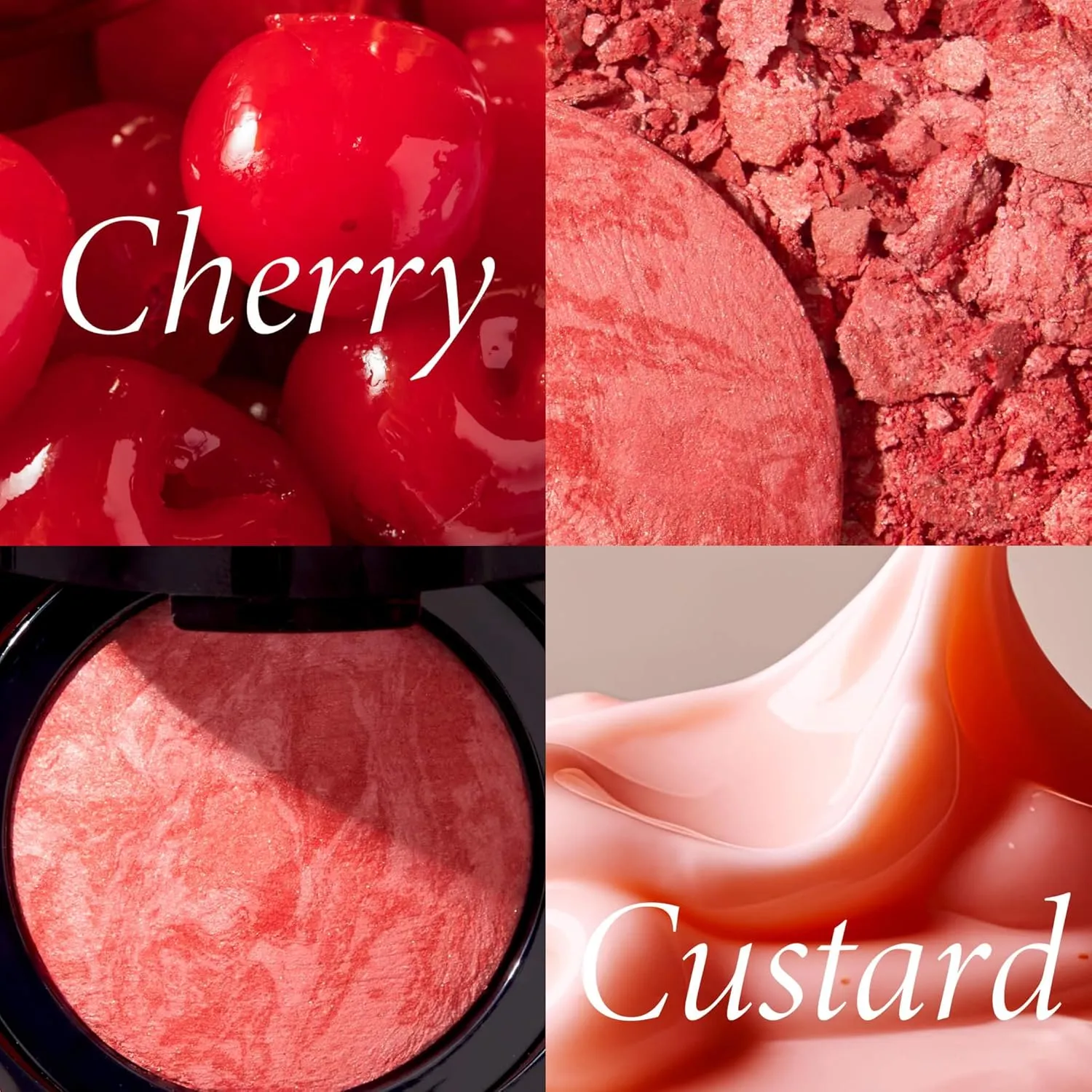 LAURA GELLER NEW YORK Baked Blush-n-Brighten Marbleized Blush for Cheeks - Cherry Custard - Natural Finish - Buildable Color