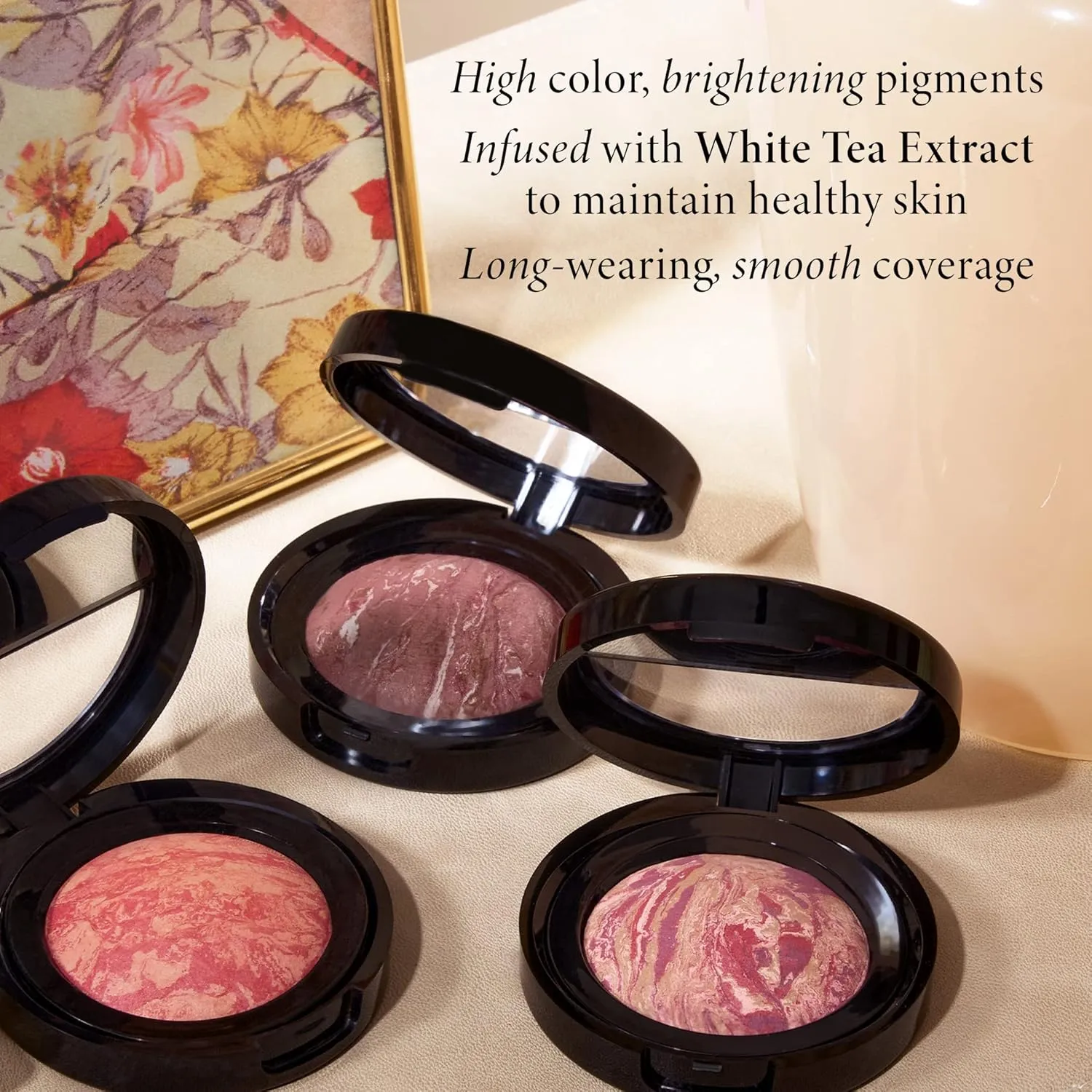 LAURA GELLER NEW YORK Baked Blush-n-Brighten Marbleized Blush for Cheeks - Pink Buttercream - Natural Finish - Buildable Color