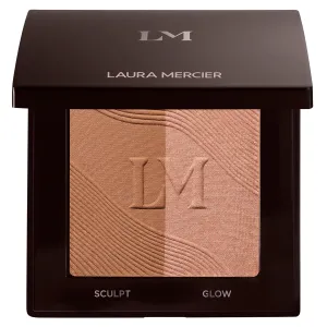 Laura Mercier Bronze Color Infusion, 12HR Long Wear, Talc-Free Bronzer Powder, Skin-Smoothing, Lightweight and Breathable, Natural Glow, Duo with Matte and Luminous Finishes