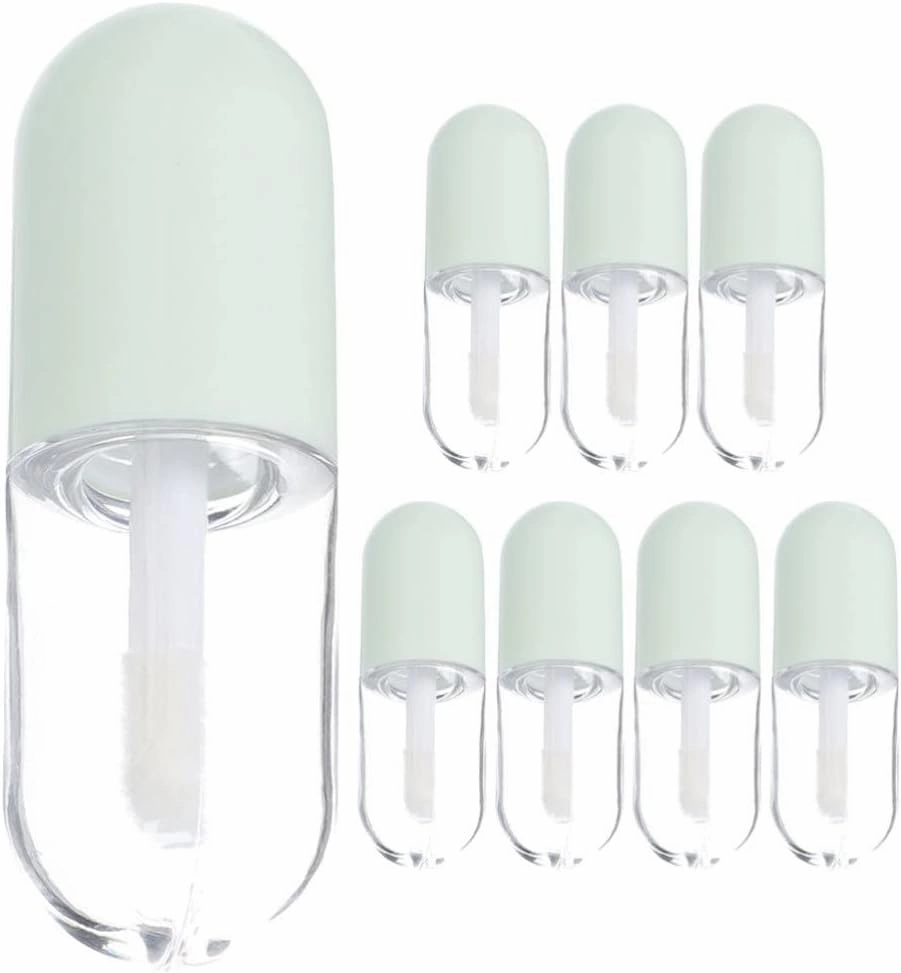 Lip Balm Bottles 8Pcs 5ml Mini Lip Gloss Tube with Wand Refillable Empty Lip Balm Gloss Bottles Mini DIY Lipstick Containers for Women Girls Lip Gloss Containers