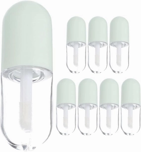 Lip Balm Bottles 8Pcs 5ml Mini Lip Gloss Tube with Wand Refillable Empty Lip Balm Gloss Bottles Mini DIY Lipstick Containers for Women Girls Lip Gloss Containers