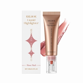 Liquid Highlight Blush Cream (ROSE RED)
