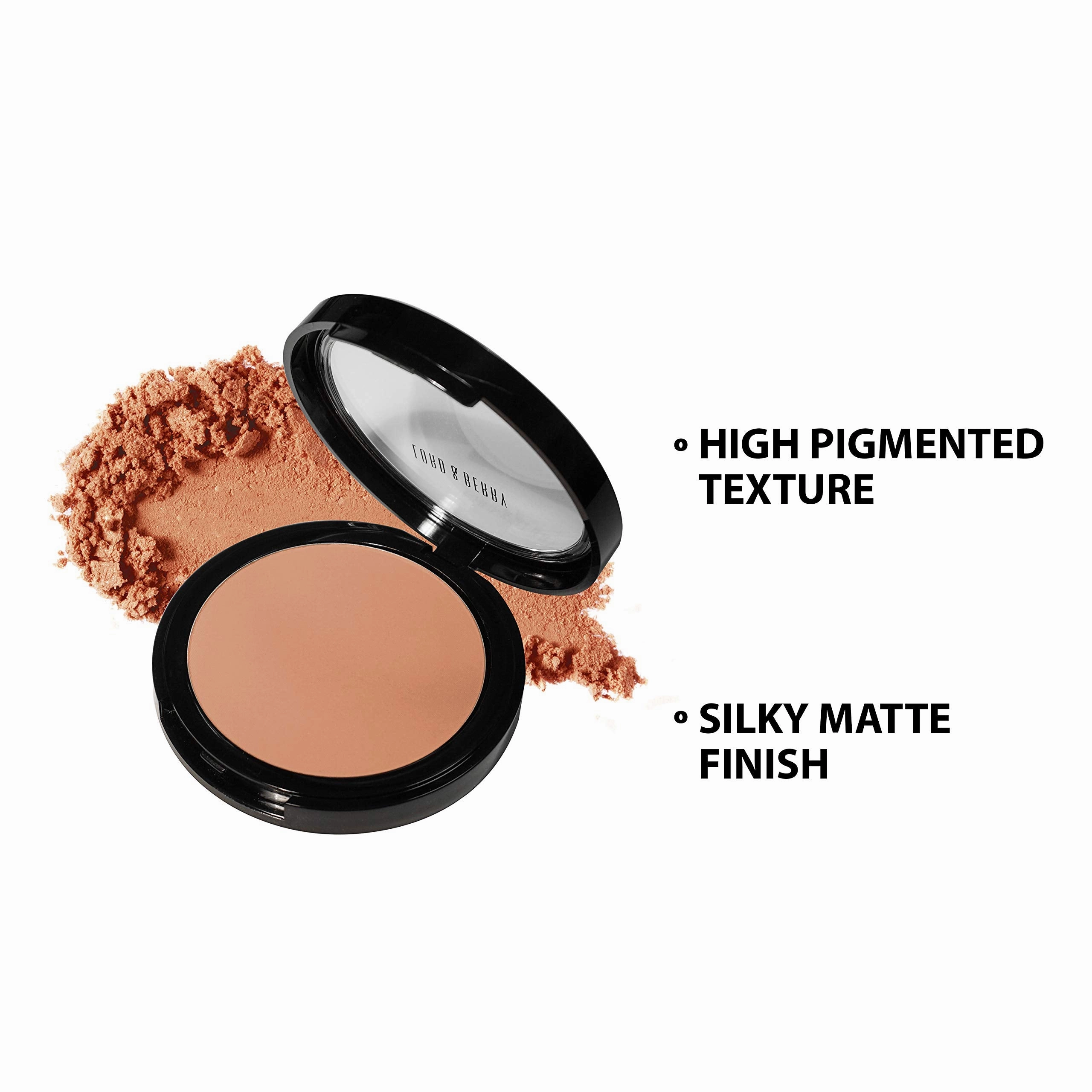 Lord & Berry Luxurious Silky Matte Finish Bronzer Powder - Long-Wearing, Blendable Face and Body Bronzer Palette Makeup for Sun-Kissed Glow, Ideal for All Skin Tones, Sunny
