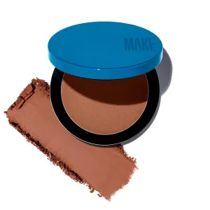 MAKE Beauty Skin Mimetic Microsuede Bronzer Powder - Matte Bronzing Powder Contour, Buildable Formula, Non Comedogenic, Long Lasting Color. Shade - Dune for Medium Neutral Skin