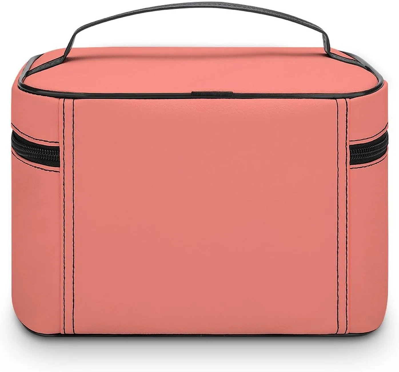 Makeup Bag, Modern Coral Travel Cosmetic Bag Makeup Organizer Case Large Capacity Portable Zipper Toiletry Bag for Women
