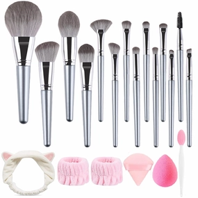 Makeup Brushes Set- 20Pcs Professional Foundation Eyeshadow Concealer Blush Powder Eye Face Brush, Make up Gifts Set