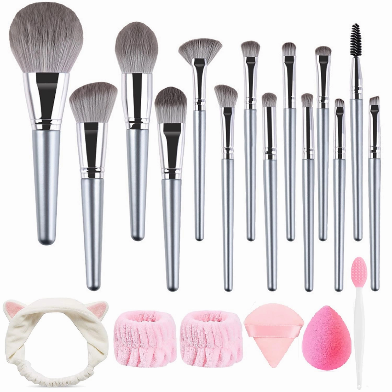 Makeup Brushes Set- 20Pcs Professional Foundation Eyeshadow Concealer Blush Powder Eye Face Brush, Make up Gifts Set