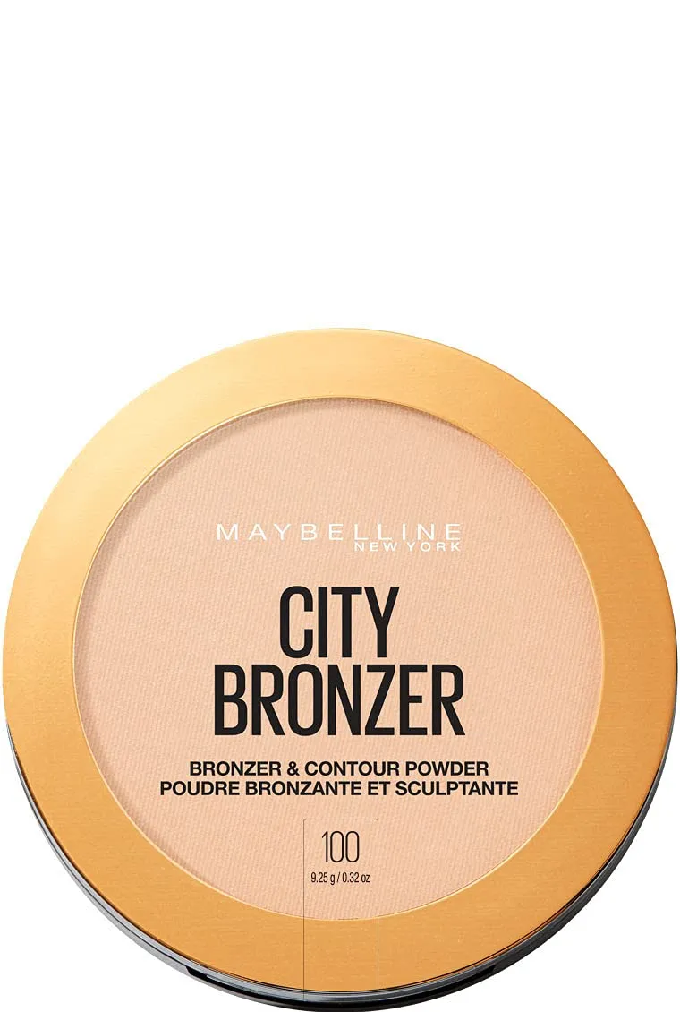 Maybelline New York City Bronzer Powder Makeup, Bronzer and Contour Powder, 100, 0.32 oz.