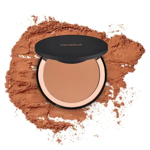 Mented Cosmetics Made in Italy, Cruelty Free Makeup, Vegan, Paraben Free, Shimmer Bronzer, Highlighter Bronzing Powder Palette for Face with Vitamin E   A, 0.35oz/10g, Beach Bum
