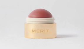 Merit Flush Balm Cream Blush (Archival- cool mauve Full size), 0.31 Ounce (Pack of 1)