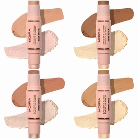 Moira Beauty Sculpt & Glow Duo Stick Assorted - Wholesale 4 Units (SGDS100-400)