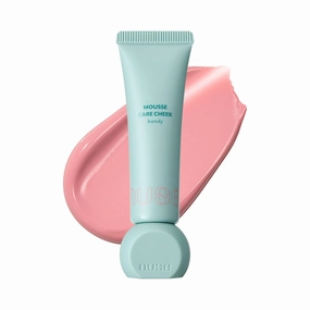 Mousse Care Cheek Handy - Liquid Blush for Cheeks | Soft Color, Glowy Finish, Buildable & Watercolor Effect Blush for Natural Look | Vegan Makeup (03 Shy Me)
