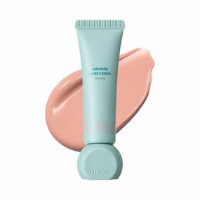 Mousse Care Cheek Handy - Liquid Blush for Cheeks | Soft Color, Glowy Finish, Buildable & Watercolor Effect Blush for Natural Look | Vegan Makeup (06 Nunu)