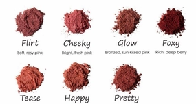 Natural Mineral Powder Blush Tease - Bright Coral