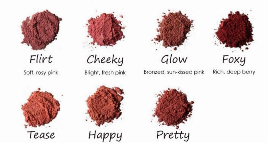Natural Mineral Powder Blush Tease - Bright Coral