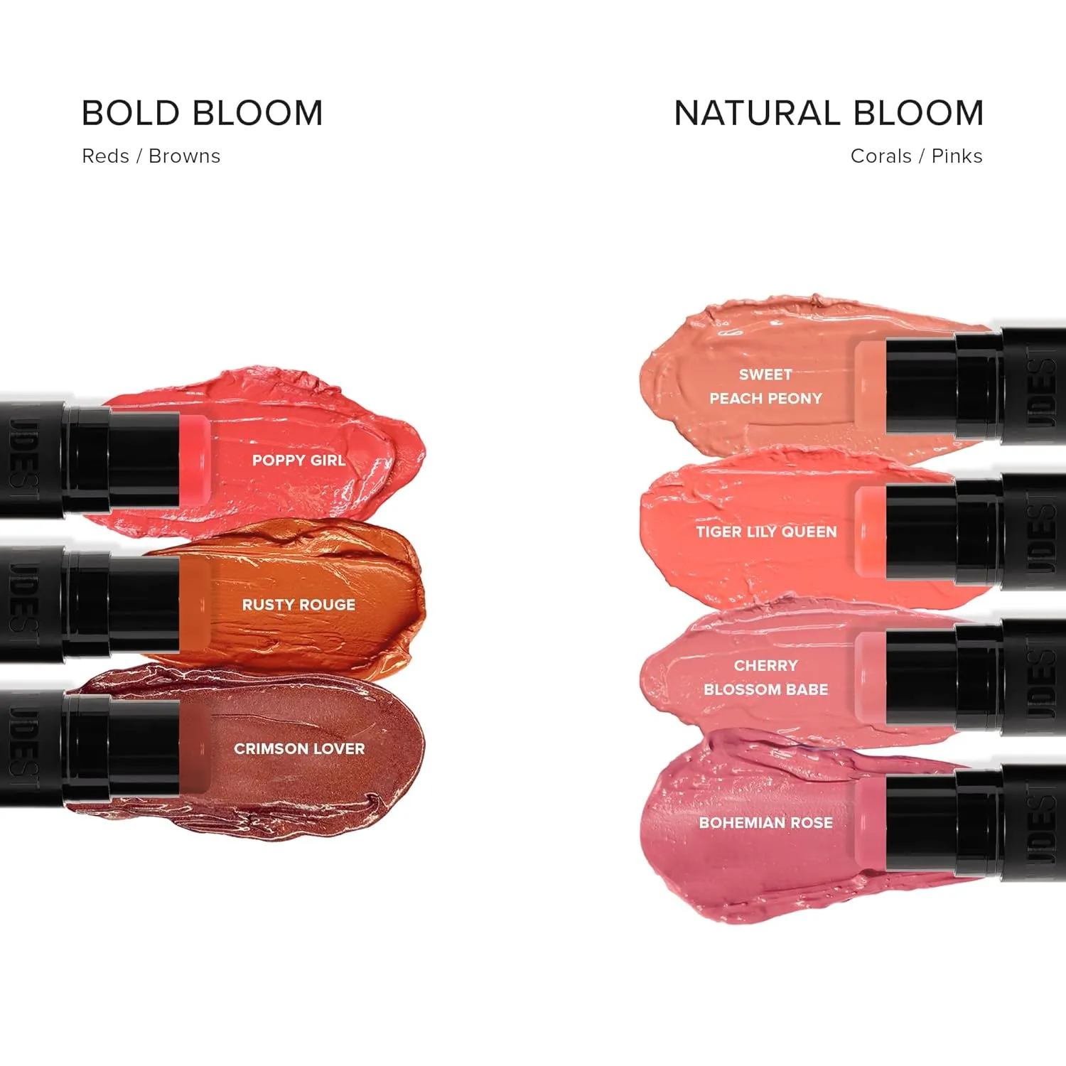 Nudestix Nudies Bloom Dewy and Radiant Cream Blush 3-in-1 All Over Face Colour For Cheeks, Eyes and Lips w/Blending Brush