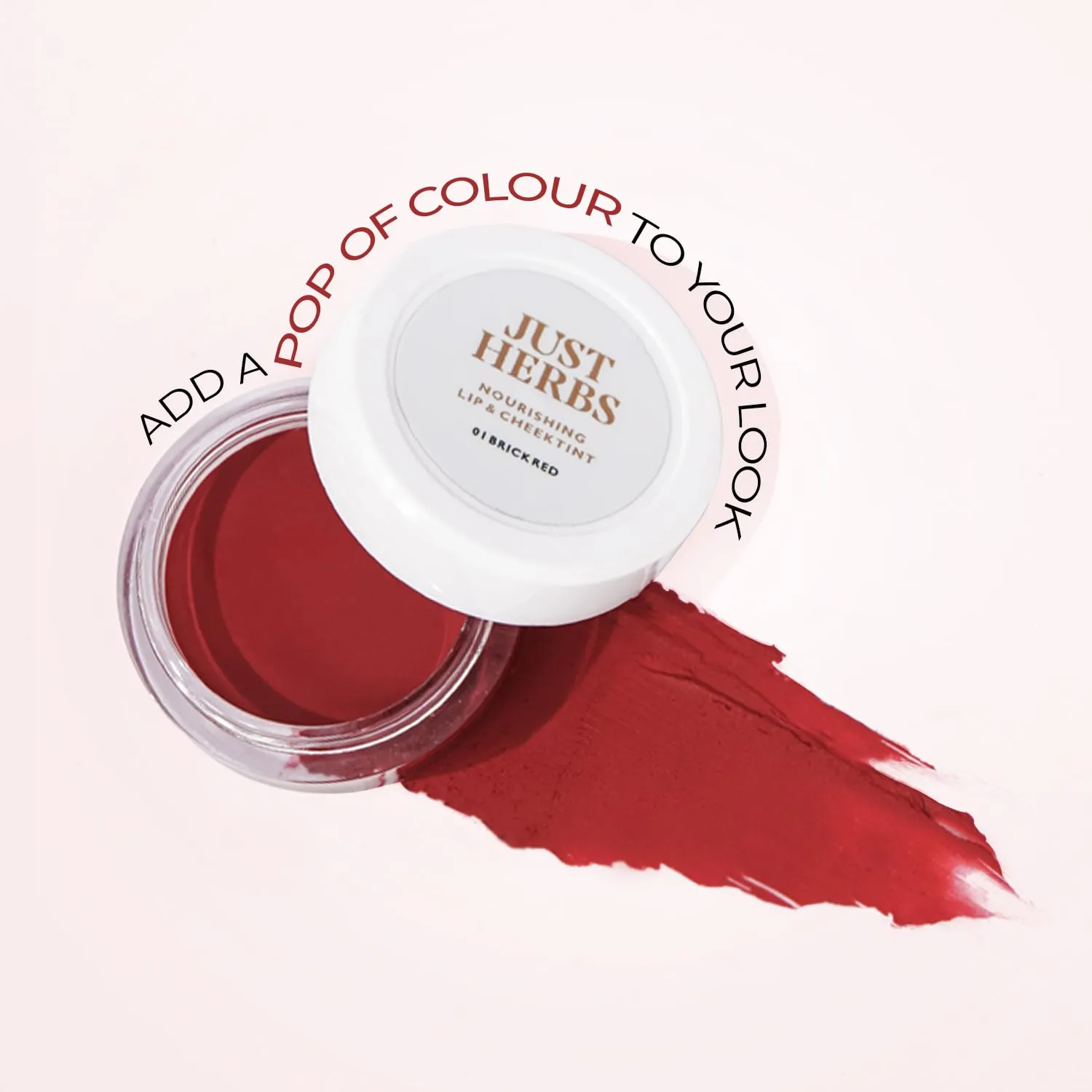 Organic Creamy Matte 3 in 1 Lip & Cheek Tint, Blush For Women - SLS,Chemical & Paraben Free - 0.14 fl. oz. (Peachy coral)
