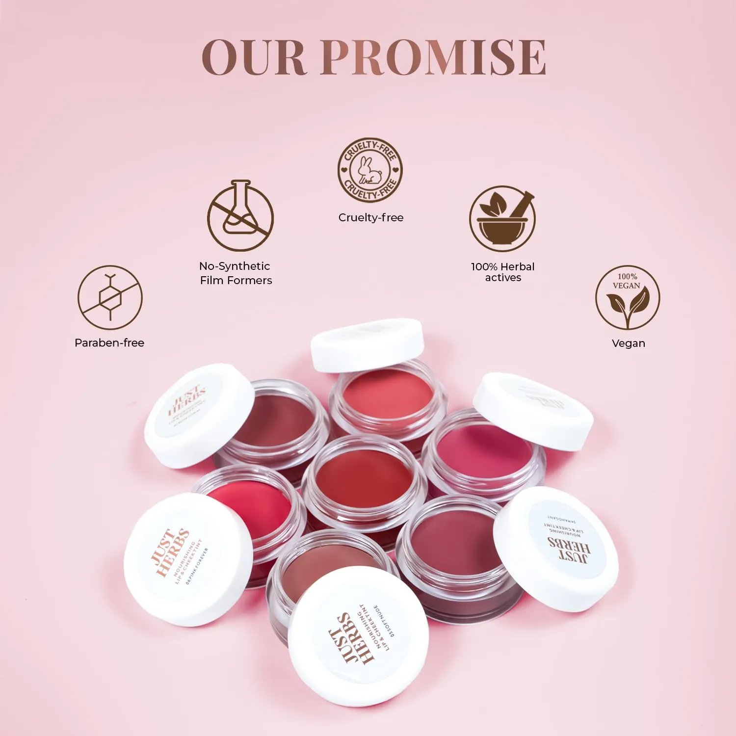 Organic Creamy Matte 3 in 1 Lip & Cheek Tint, Blush For Women - SLS,Chemical & Paraben Free - 0.14 fl. oz. (Peachy coral)