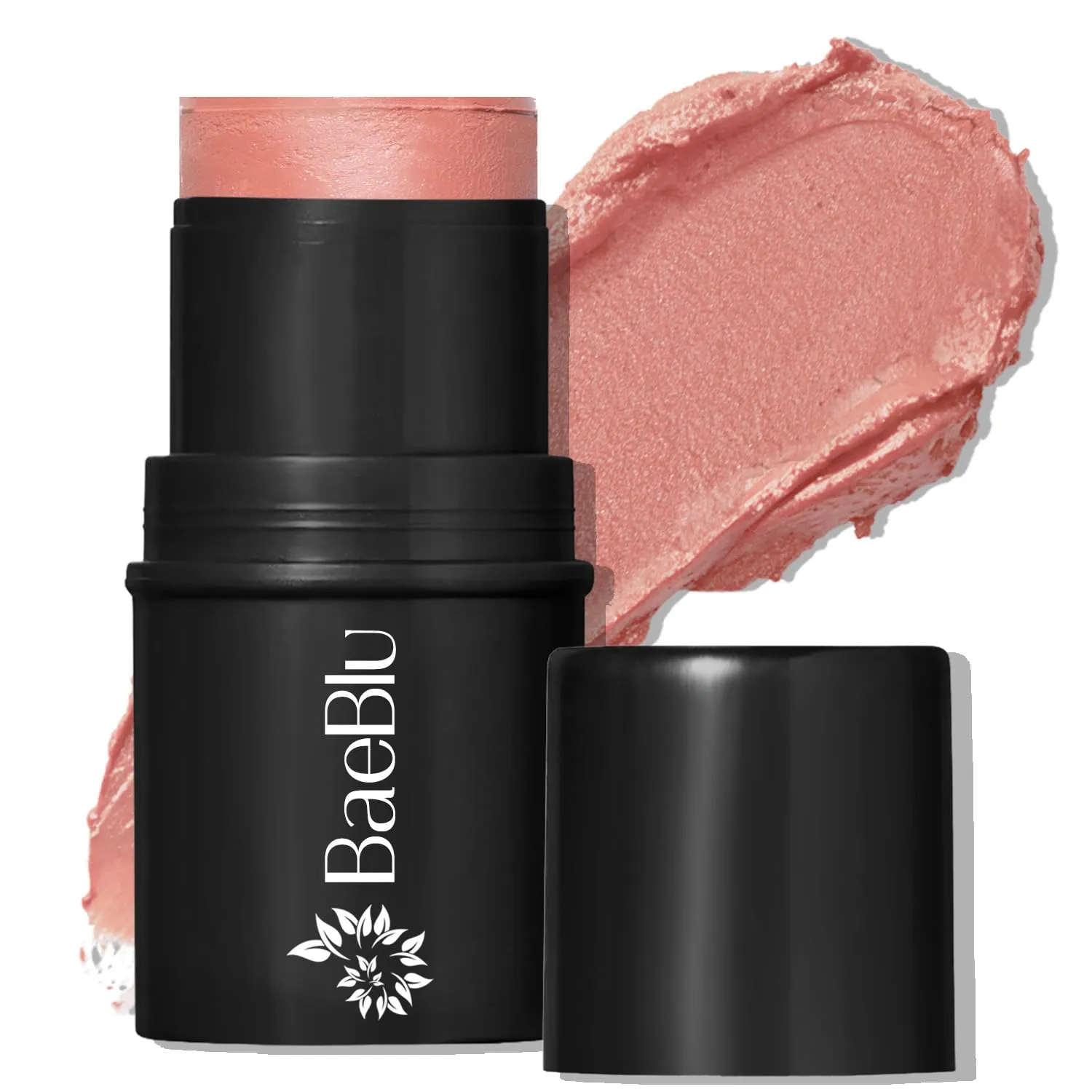 Organic Tint Tube, 100% Natural Vegan Gluten-Free Cream Blush Multi-Stick, Made in USA, Rose