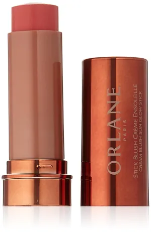 ORLANE PARIS Cream Blush Sun Glow Stick - Bright Pink Rose - Velvety Blush Cream Made with Made with Hyaluronic Acid, Aloe, and Vitamin E (9g)