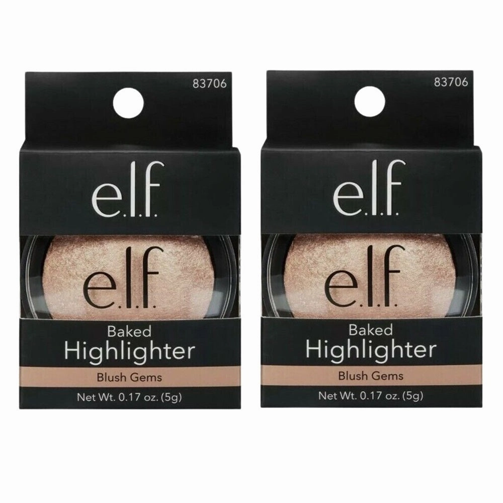 Pack of 2 e.l.f. Baked Highlighter, Blush Gems 83706