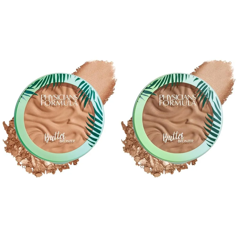 Physicians Formula Murumuru Butter Bronzers, Moisturizing & Nourishing Murumuru Butter, Hypoallergenic & Cruelty-Free Palette, Shimmery Beige