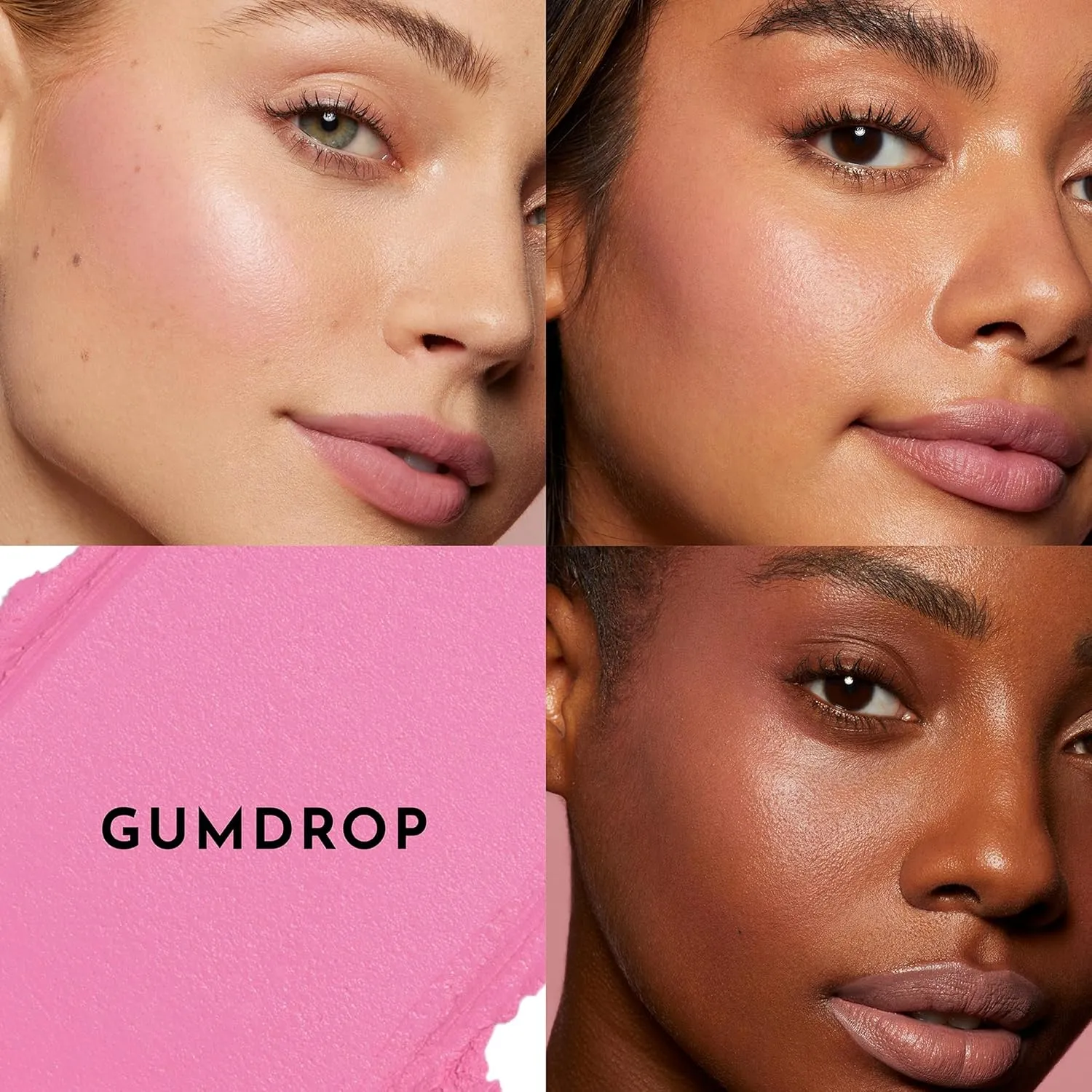 Pinch My Cheeks Soft-Blur Cream Blush - Gumdrop - Premium Blush with Natural Ingredients to Re-Energize and Protect the Skin While Imparting a Soft, Cloudy Finish - 0.18 oz