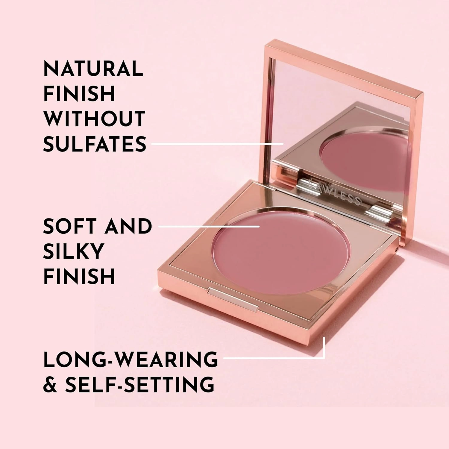 Pinch My Cheeks Soft-Blur Cream Blush - Angel - Premium Blush with Natural Ingredients to Re-Energize and Protect the Skin While Imparting a Soft, Cloudy Finish - 0.18 oz