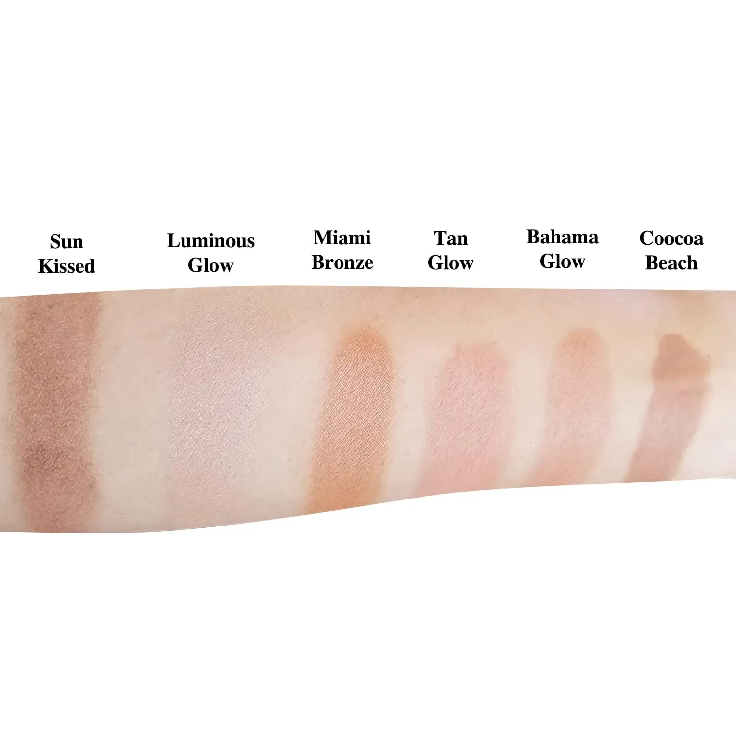 Premium Pressed Bronzer [6 Available Shades] | Natural &Organic Skin Enhancing Ingredients | Hypoallergenic, Highly Pigmented Formula For A Youthful, Sun-Kissed Look (Cocoa Beach)