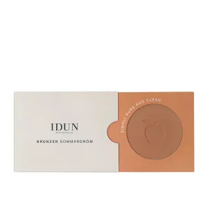 Pressed Mineral Bronzer - Matte, Soft Focus Powder - Infused With Ultra Purified Minerals - For A Sun Kissed Complexion In A Sweep And Sculpted Definition - Sommardrom - 0.16 Oz