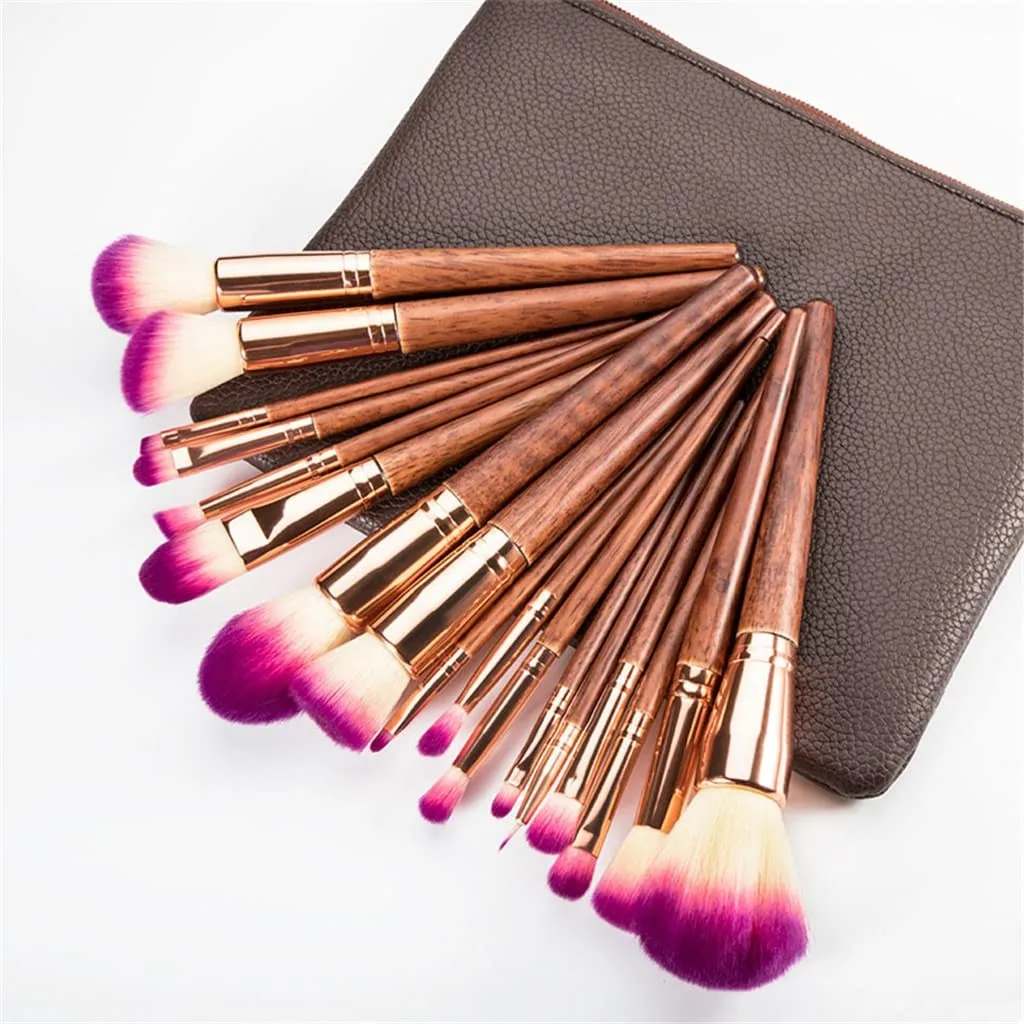 Professional 17pcs Makeup Brush Set Lip Powder Eye Make Up Brushes Complete Kit Cosmetics Beauty Tool blending brush