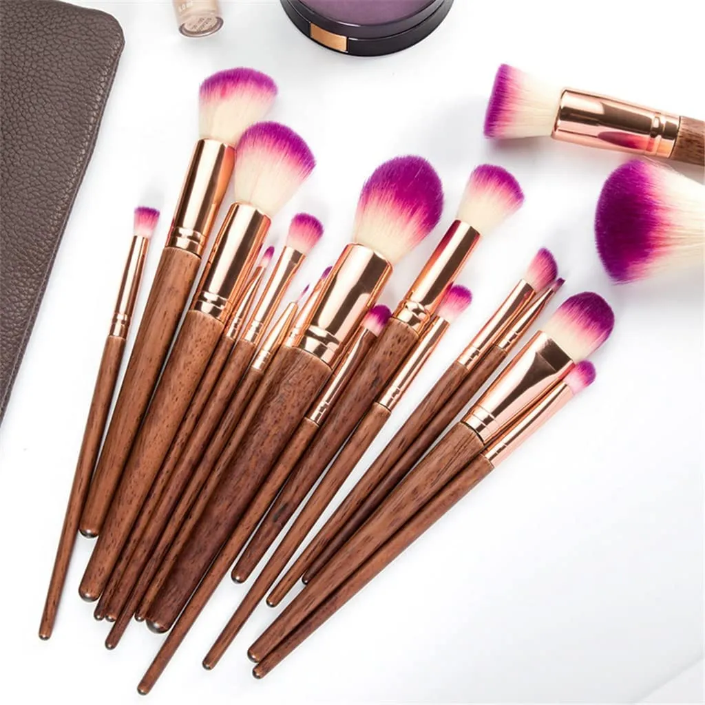 Professional 17pcs Makeup Brush Set Lip Powder Eye Make Up Brushes Complete Kit Cosmetics Beauty Tool blending brush