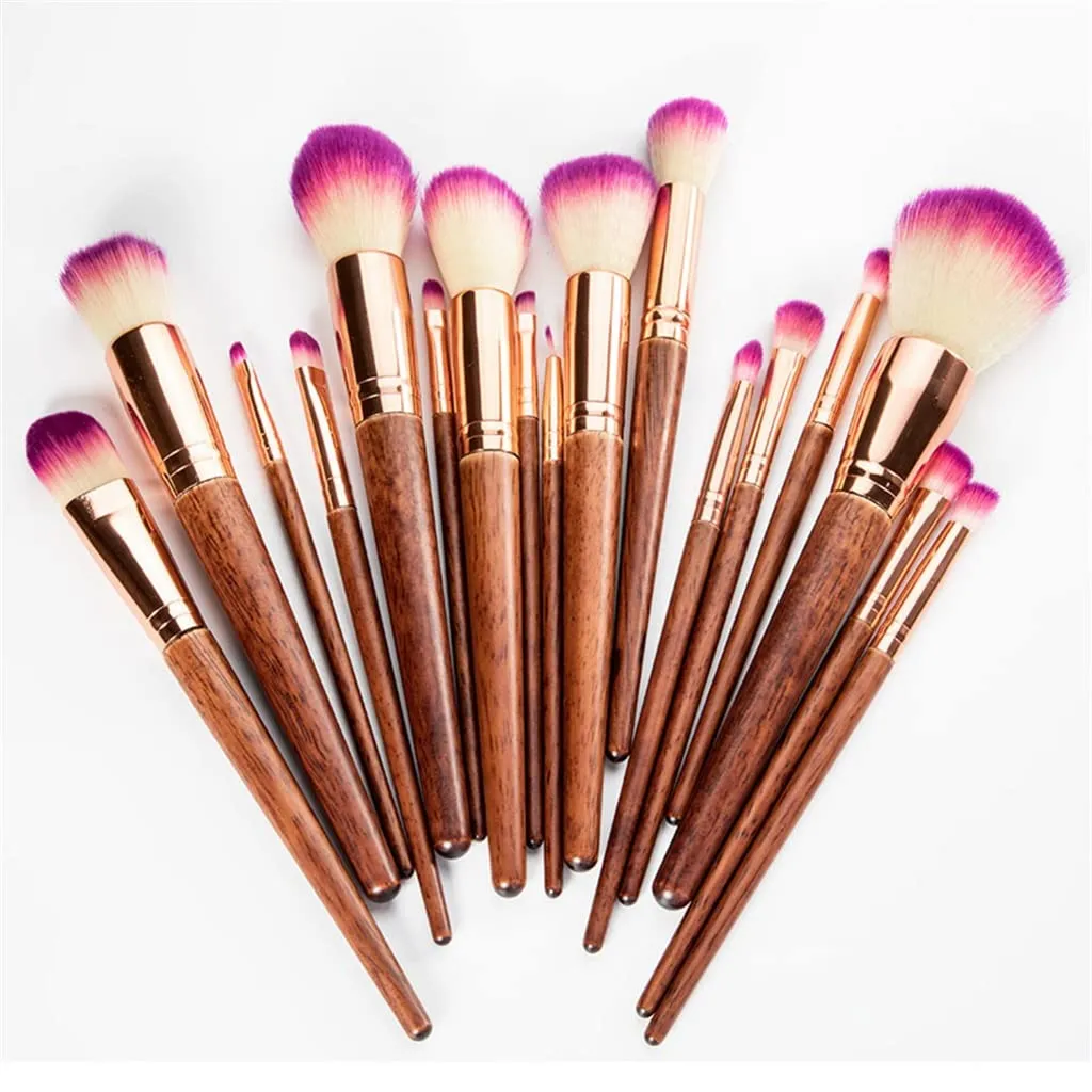 Professional 17pcs Makeup Brush Set Lip Powder Eye Make Up Brushes Complete Kit Cosmetics Beauty Tool blending brush