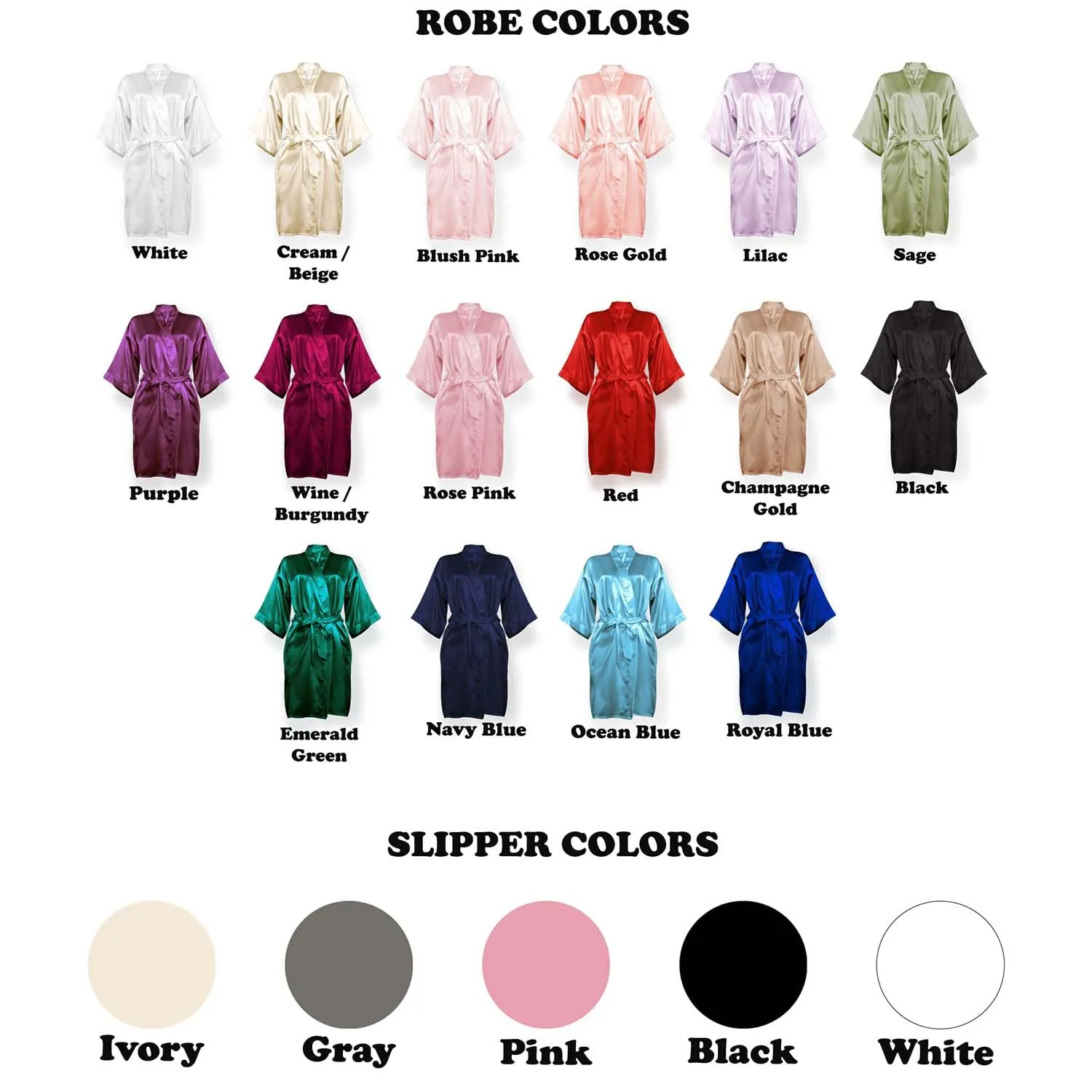 Quinceanera Robes and Slippers Set for Mis XV Anos and the Entire Quince Squad, Robes for Mama de la Quince, Abuela, Hermana and More, A Great Bundled Quinceanera Gift, Dusty Blue S/M