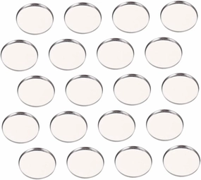Round Baked Eyeshadow Pans 50pcs Magnetic Eyeshadow Palette for Diy Cosmetics