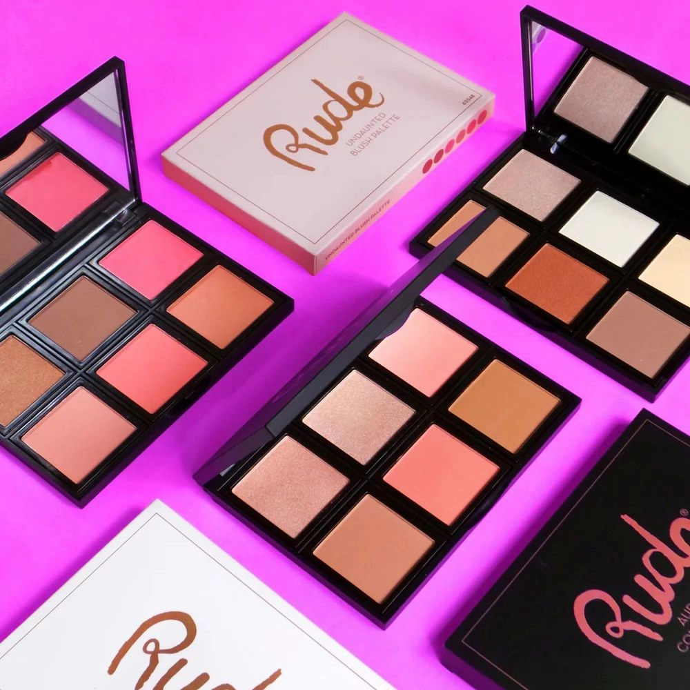 Rude Cosmetics Undaunted Blush Palette - 998 pieces left