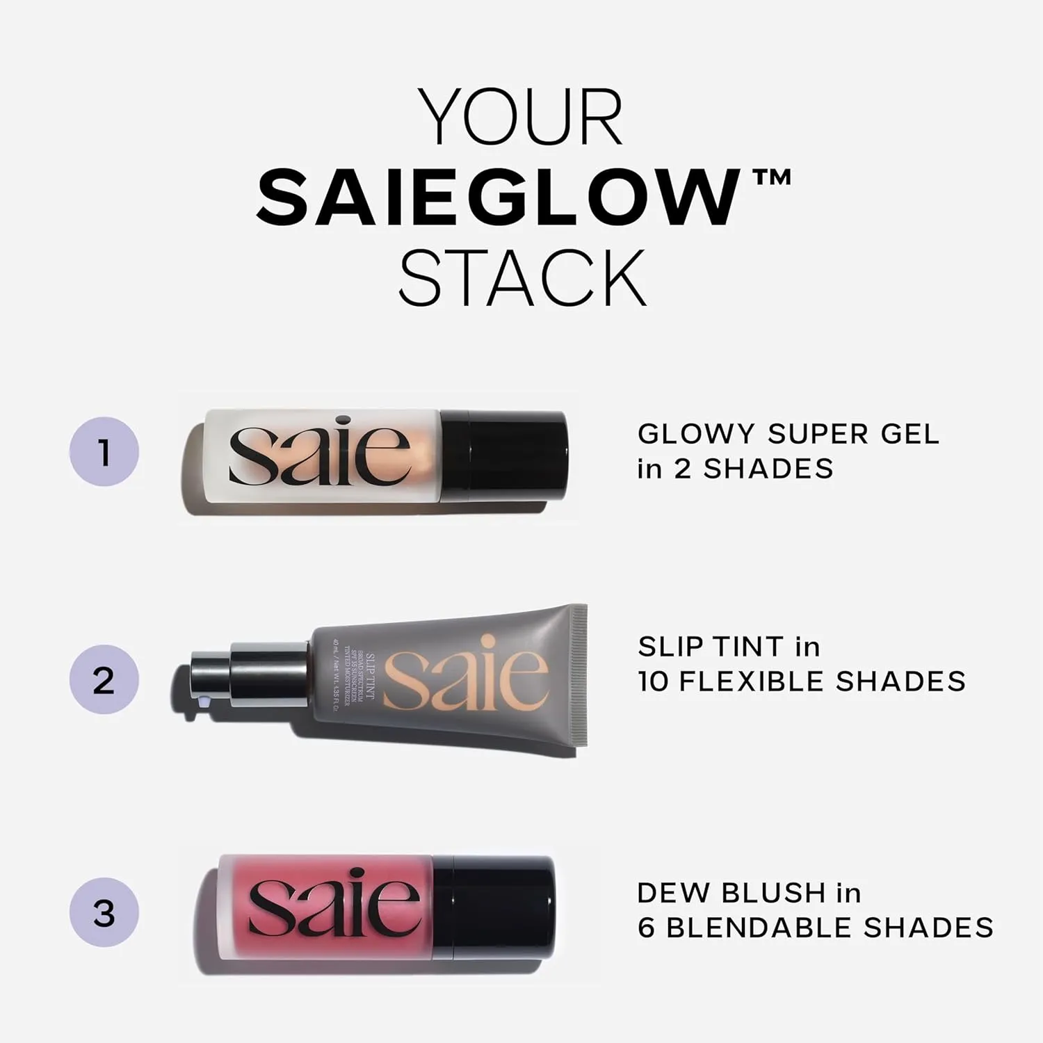 Saie Dew Liquid Blush for Cheeks - Hydrating Cream Blush Stick with a Blendable   Buildable Formula - Skincare Infused Dewy Cheek Tint for a Natural Flush - Glowy Makeup Essential - Baby (.40 oz)