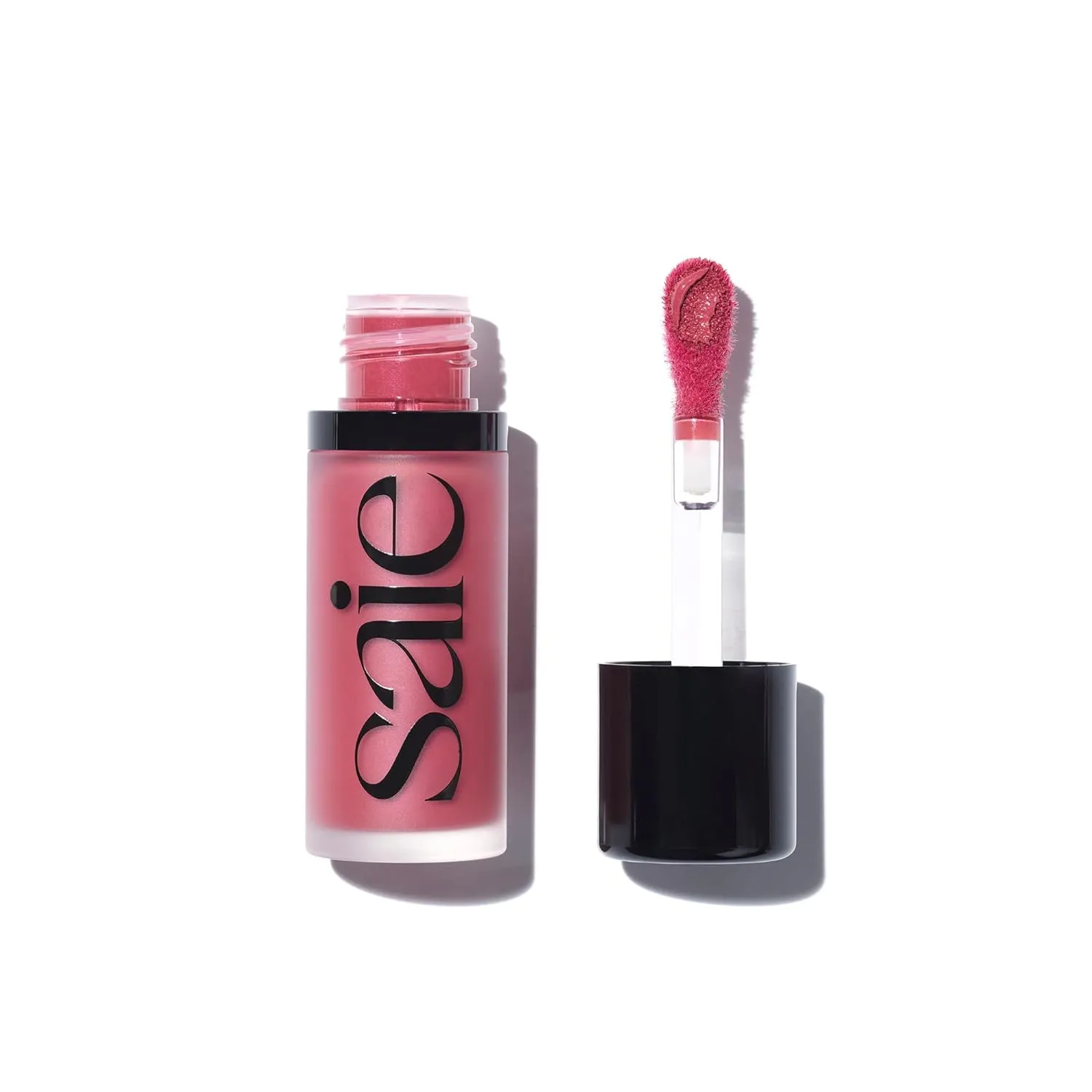 Saie Dew Liquid Blush for Cheeks - Hydrating Cream Blush Stick with a Blendable   Buildable Formula - Skincare Infused Dewy Cheek Tint for a Natural Flush - Glowy Makeup Essential - Dreamy (.40 oz)