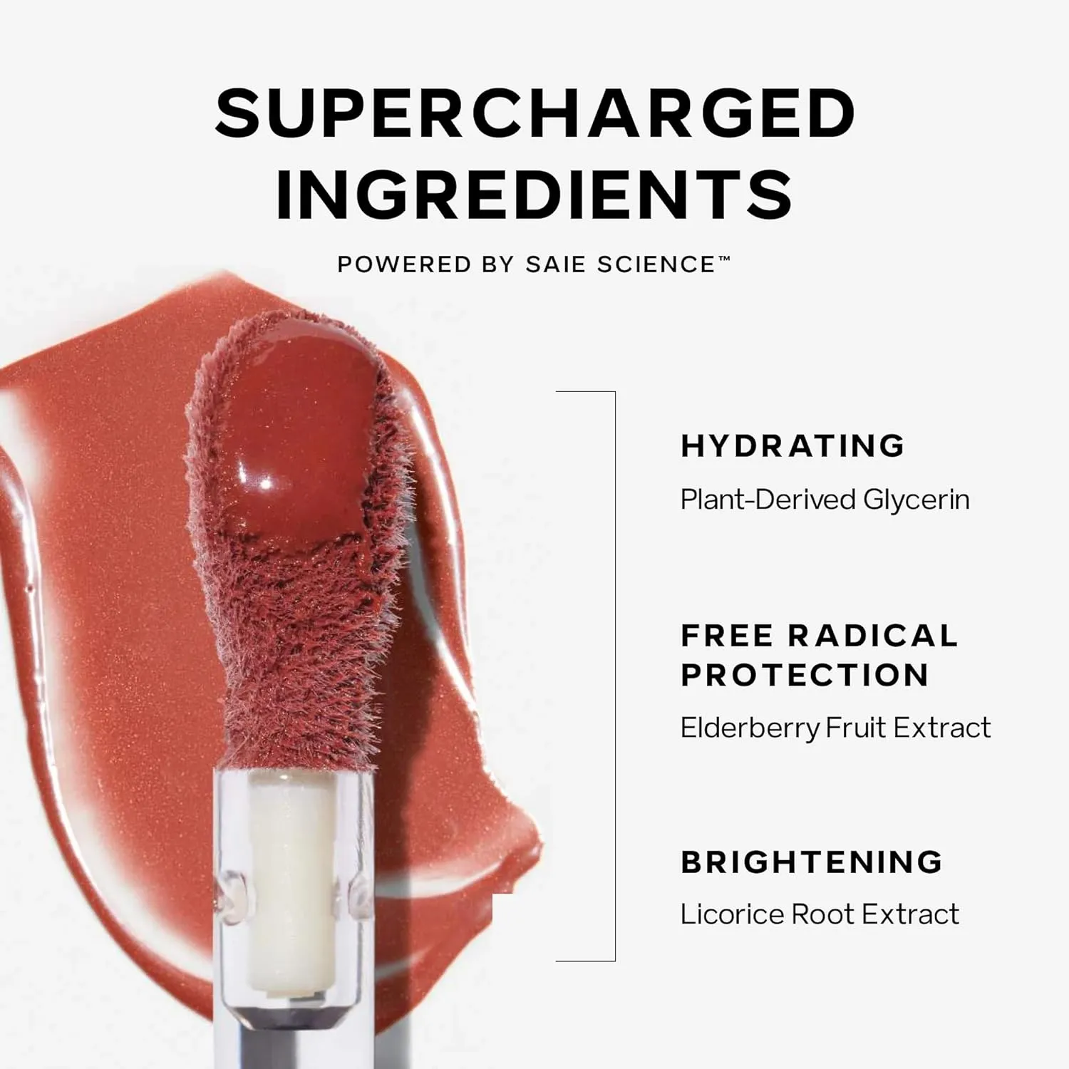 Saie Dew Liquid Blush for Cheeks - Hydrating Cream Blush Stick with a Blendable   Buildable Formula - Skincare Infused Dewy Cheek Tint for a Natural Flush - Glowy Makeup Essential - Flirty (.40 oz)