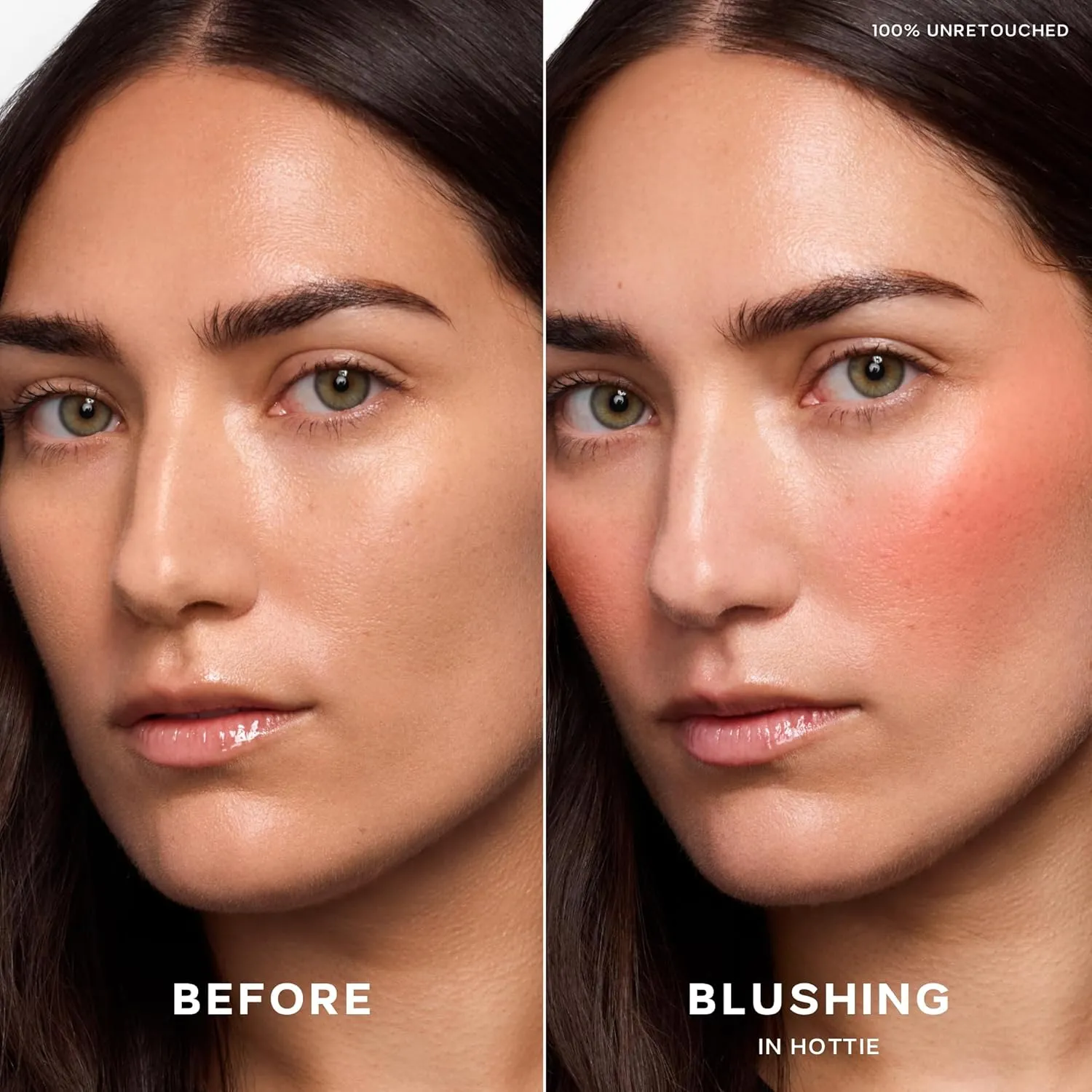 Saie Dew Liquid Blush for Cheeks - Hydrating Cream Blush Stick with a Blendable   Buildable Formula - Skincare Infused Dewy Cheek Tint for a Natural Flush - Glowy Makeup Essential - Hottie (.40 oz)